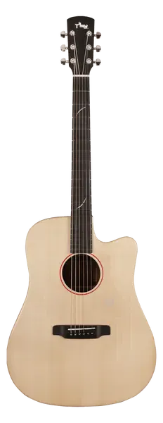 Акустическая гитара Tyma TD-5C Dreadnought Cutaway Natural с чехлом