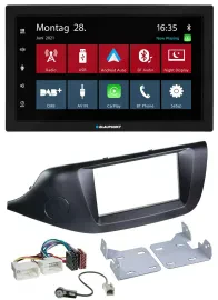 Blaupunkt MP3 Bluetooth DAB 2DIN USB Autoradio für Kia Ceed (ab 12) schwarz