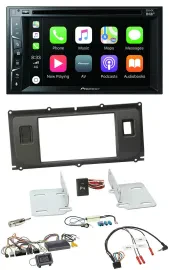 Pioneer Lenkrad USB DVD Bluetooth DAB 2DIN Autoradio für Land Rover Evoque ab 20