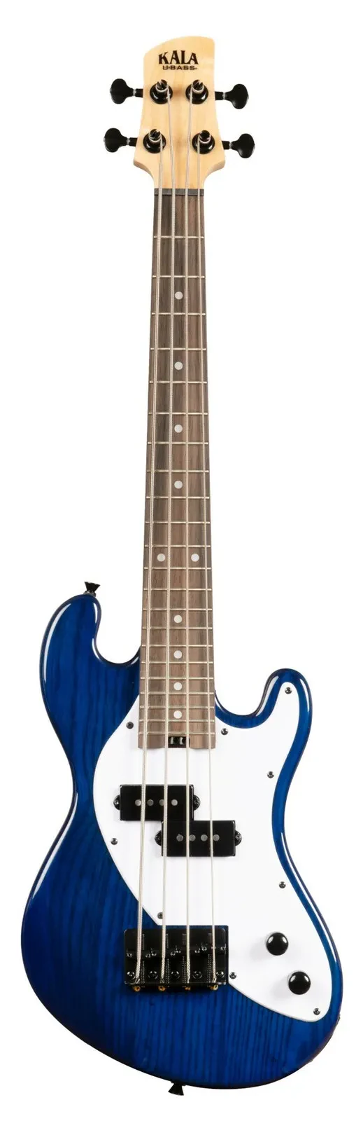 KALA U-Bass Solid Body 4-String Sapphier Blue Fretted with Bag