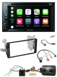 Pioneer Lenkrad USB DVD Bluetooth DAB 2DIN Autoradio für Mitsubishi ab 2012 Outl