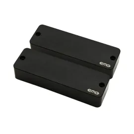 EMG E4W Slim Soapbar 4-String Bass Pickup Set, Black
