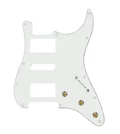 920D Custom HSH Pre-Wired Pickguard for Strat With A Parchment Pickguard and ...