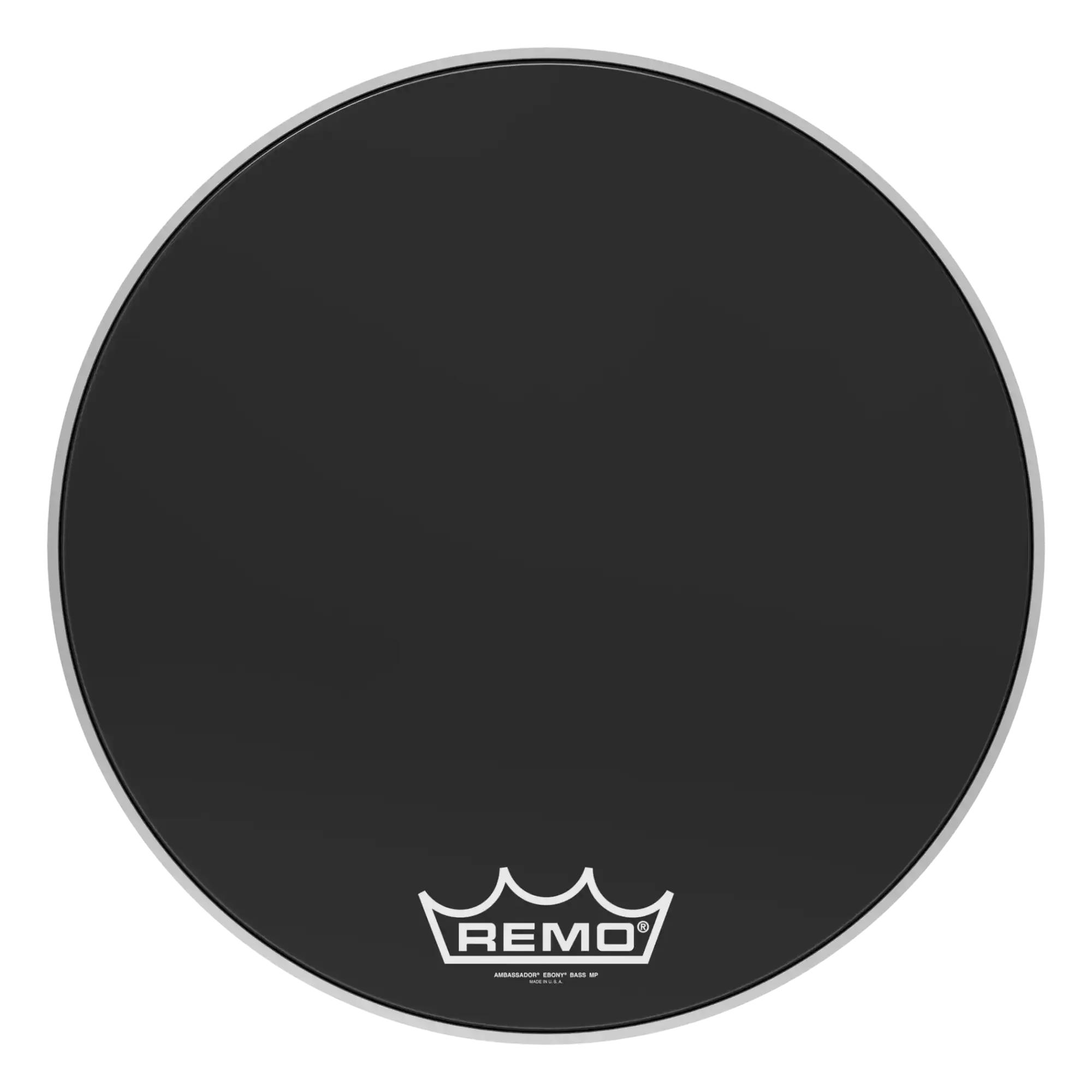 Пластик для барабана Remo 22" Ambassador Ebony Crimplock