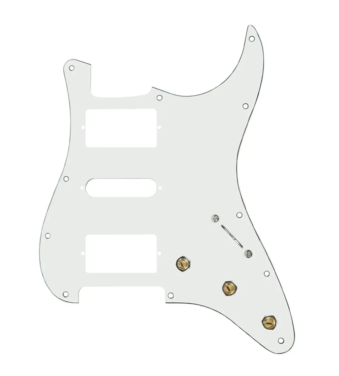 920D Custom HSH Pre-Wired Pickguard for Strat With A Parchment Pickguard and ...