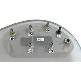 Комплект темброблока Bartolini HRTCT-5.4AP/918 3-Band TCT Preamp 5 Pots 1 Toggle