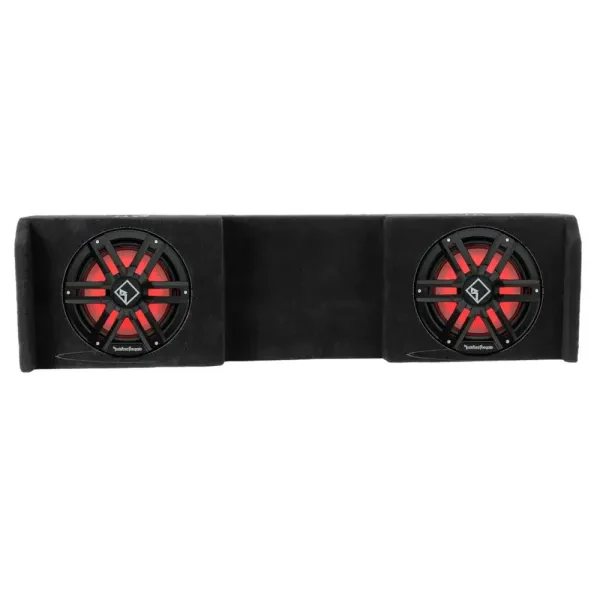 NVX VE-NIS-TTNCKCG1-D12S Dual 12" Enclosure with Two M2D2-12SB Subwoofer