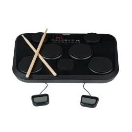 Fame DD-380 Digital Drum Set, Kompaktes E-Drum, 273 Sounds, 45 Kits, 7