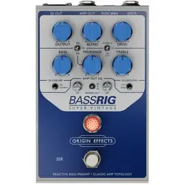 Педаль эффектов для бас-гитары Origin Effects BASSRIG Super Vintage Bass Preamp Effects Pedal