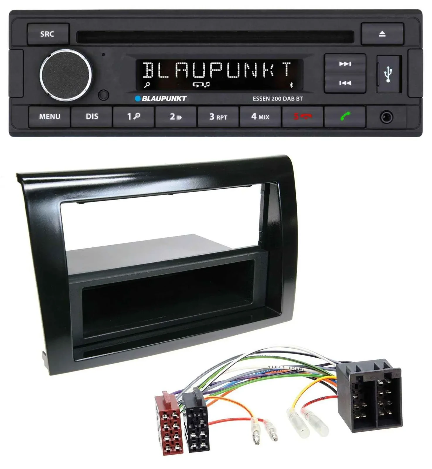 Blaupunkt USB MP3 Bluetooth DAB CD Autoradio für Fiat Bravo (ab 2007)