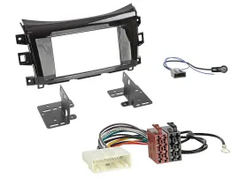 Radioeinbauset Doppel DIN Autoradio für Nissan Navarra D231 2016-2022 Radiogerät