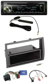 Pioneer MP3 USB CD DAB Lenkrad Autoradio für Fiat Ducato 2008-2011 schwarz