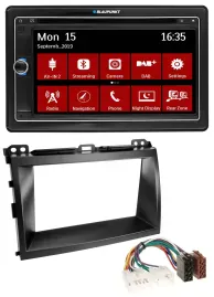 Blaupunkt Bluetooth DAB 2DIN USB DVD MP3 Autoradio für Lexus GX-470 (2003-2009)