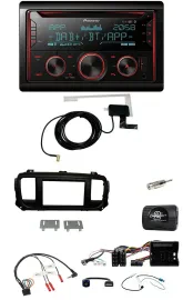 Автомагнитола для Citroen Jumpy Pioneer 2-DIN DAB USB CD Bluetooth совместимая с управлением на руле