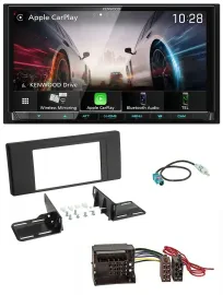 Kenwood MP3 2DIN USB DAB Bluetooth Autoradio für Land Rover Range Rover Vogue L3