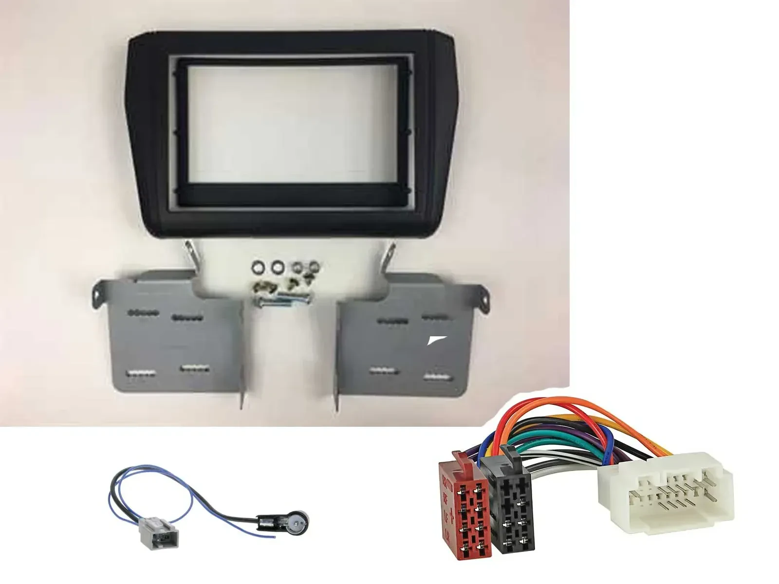 Einbauset Doppel DIN Autoradio für Suzuki Swift ab 2017 schwarz