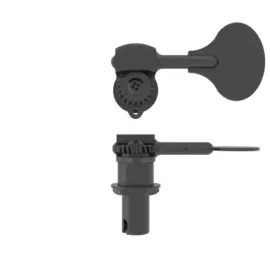 Hipshot 20675LB Lollipop Key Licensed Ultralite Bass Tuning Key 1/2", Black