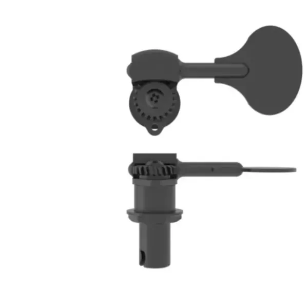 Hipshot 20675LB Lollipop Key Licensed Ultralite Bass Tuning Key 1/2", Black