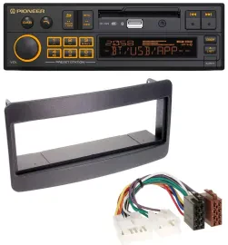 Pioneer DAB MP3 USB Bluetooth Autoradio für Toyota Celica, MR2 - schwarz