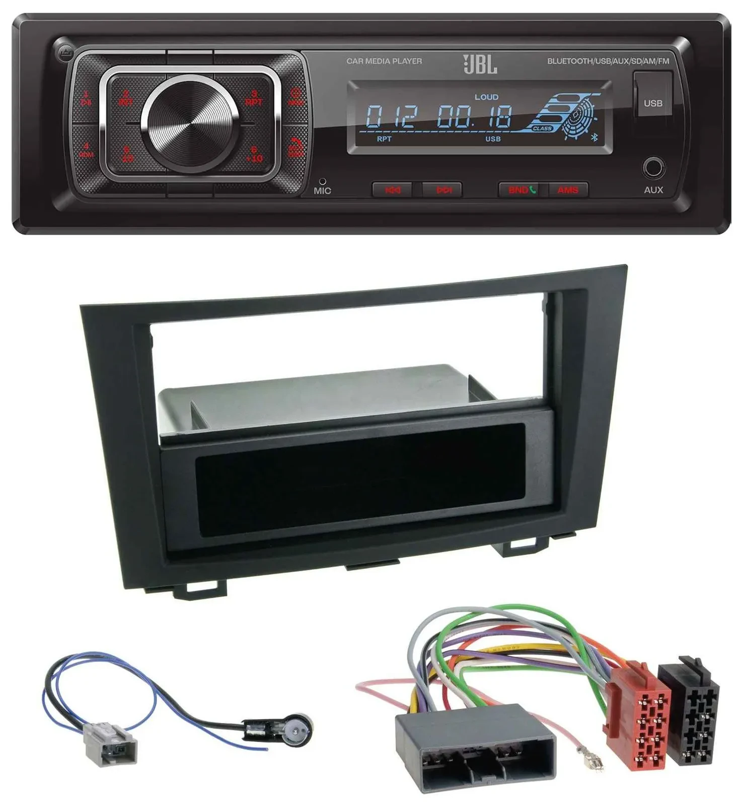 JBL SD AUX MP3 USB Bluetooth Autoradio für Honda CR-V (ab 2007)