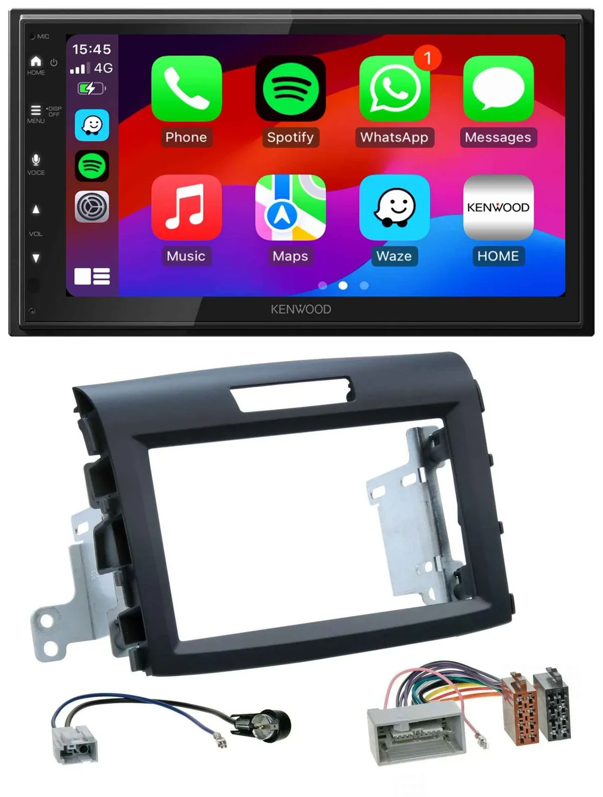 Автомагнитола для Honda CR‑V FR5/FR6 (с 2012) Kenwood 2 DIN, MP3, USB, DAB, Bluetooth