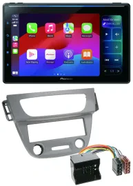 Pioneer Bluetooth DAB MP3 USB Autoradio für Renault Megane 3 Quadlock 09-14 grau