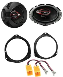 Динамик для автомобиля Pioneer 3-полосный 250W 6.5" (16.5 см) для Alfa Romeo, Citroen, Fiat, Peugeot