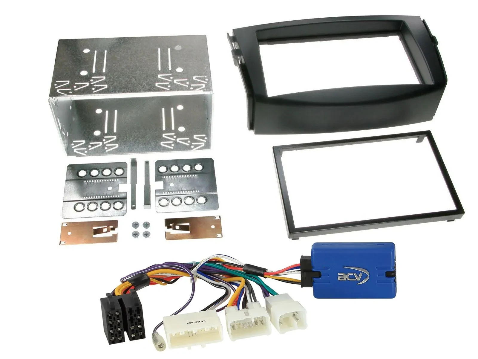 Einbauset Doppel DIN Autoradio für Toyota RAV 4 2011-2013 28 Pin