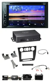 Pioneer 2DIN TMC DAB Lenkrad USB Bluetooth Navigation für BMW 1er PDC man. Klima
