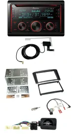 Автомагнитола Pioneer 2-DIN DAB USB CD Bluetooth для Toyota Avensis (2003–2009)