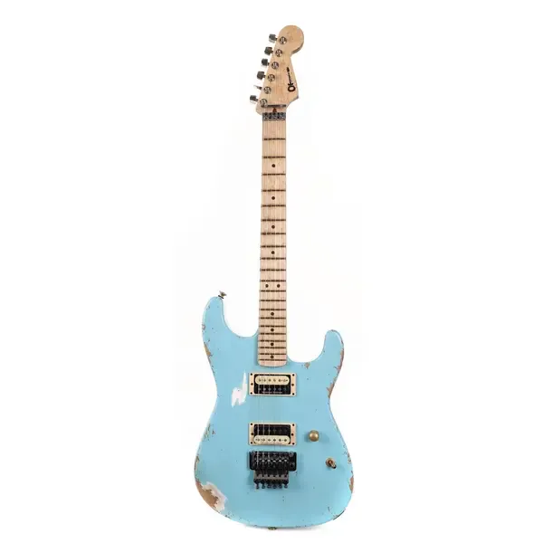 Электрогитара Charvel Custom Shop San Dimas 2H FR Nitro Aged Daphne Blue