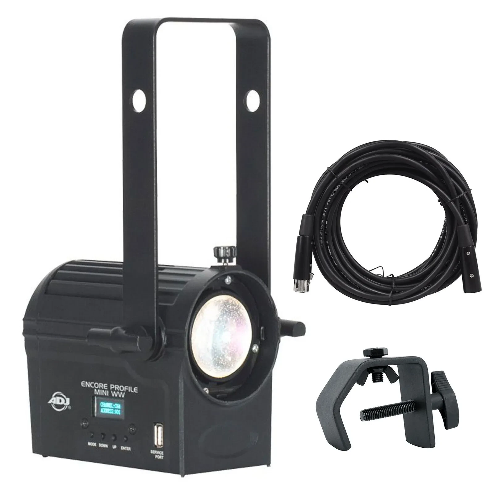 Светодиодный прибор American DJ Encore Profile Mini Warm White с аксессуарами