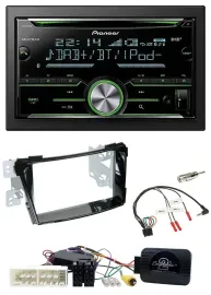 Pioneer Bluetooth Lenkrad DAB 2DIN USB CD Autoradio für Hyundai i40 ab 16 VF Kla