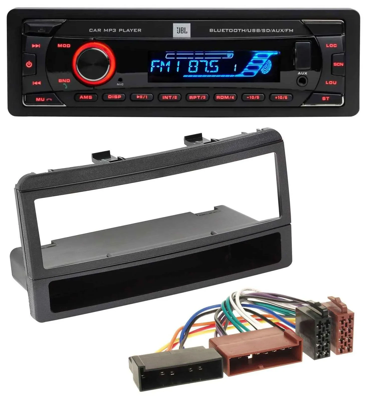 JBL AUX MP3 USB Bluetooth SD Autoradio für Ford Focus Cougar Escort Fiesta Ablag