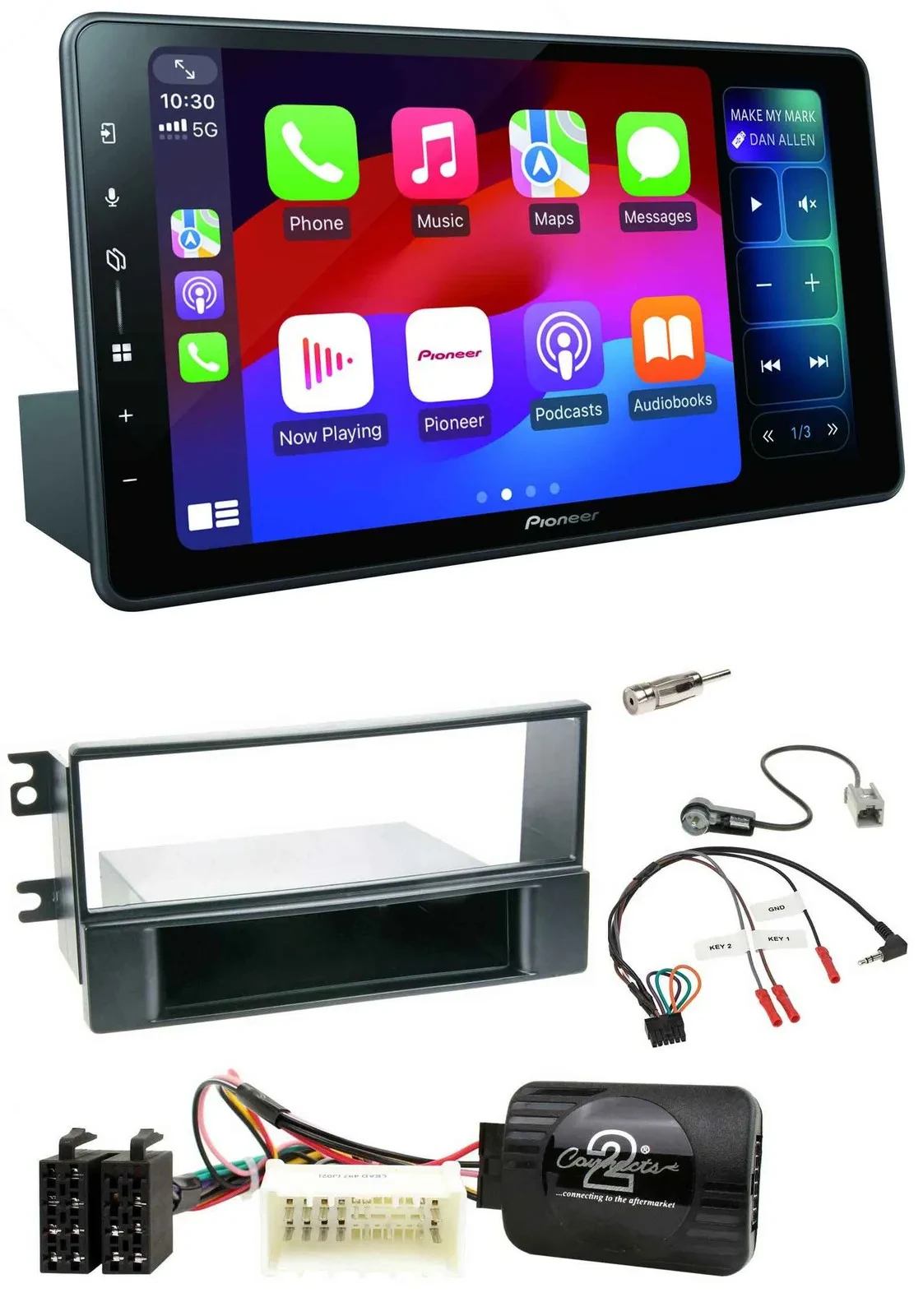 Автомагнитола для Kia Sportage II 2008–2010 Pioneer Bluetooth, DAB, USB