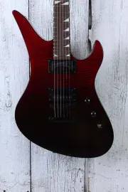 Schecter Avenger Standard Solid Body Electric Guitar Blood Burst Finish