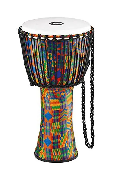 PADJ2-L-G Travel Series Kenyan Quilt Джембе 12", кожа, Meinl