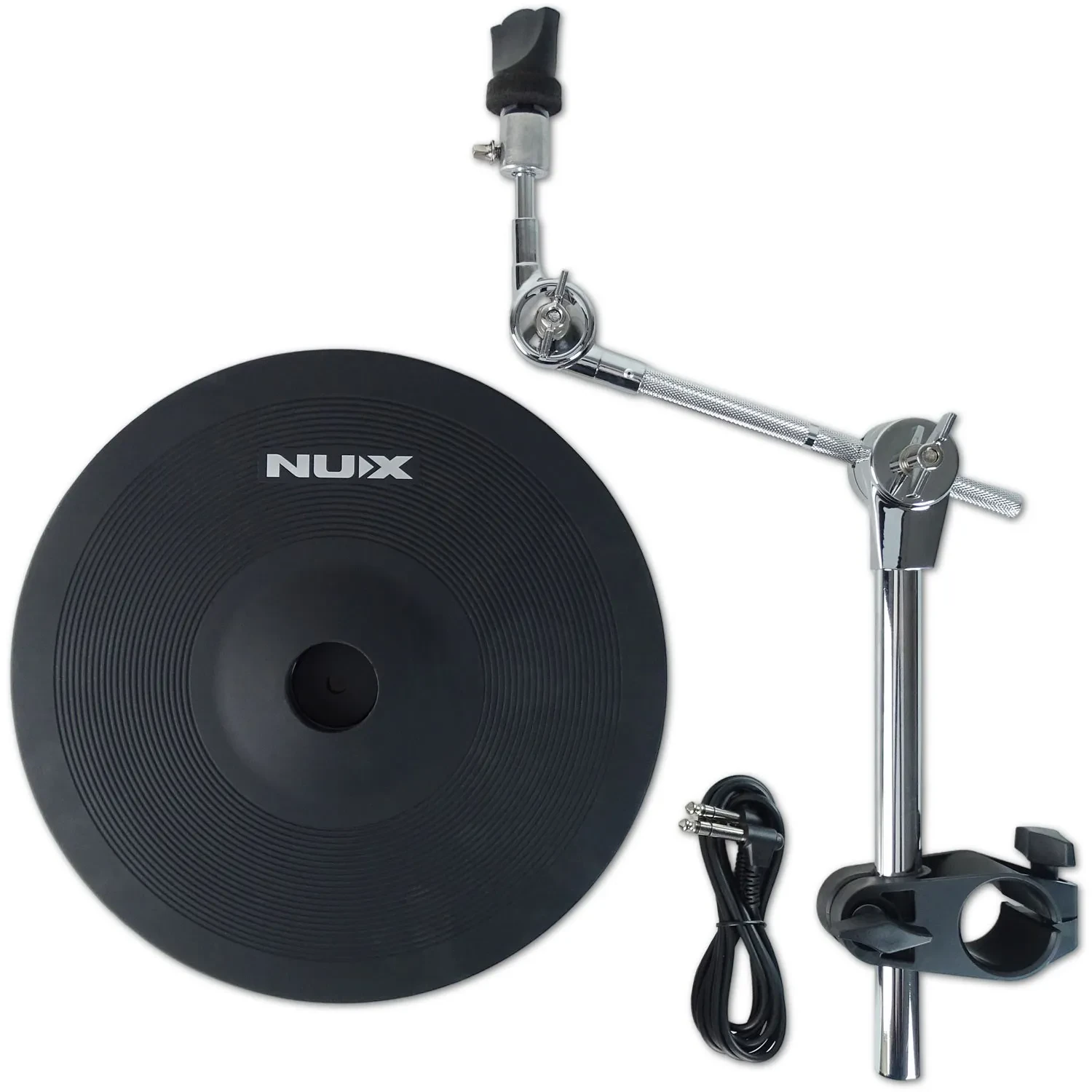 Nux DM8 Becken-Set E-Drum Becken-Pad 12 Zoll mit Halterung