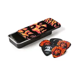 Медиаторы Dunlop JH-PT14H Jimi Hendrix Voodoo Fire, 12 штук в коробочке, 1 мм