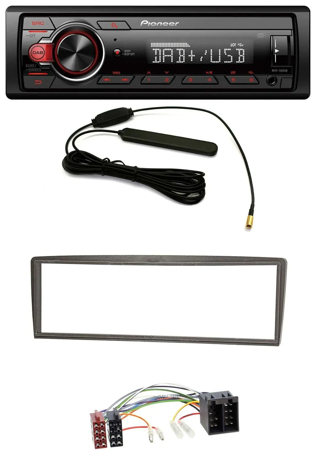 Автомагнитола для Alfa Romeo GTV (с 2004) Pioneer 1-DIN, MP3, DAB, USB, AUX