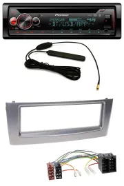 Автомагнитола Pioneer USB DAB MP3 Bluetooth CD для Fiat Punto/Grande Punto (с 2005), серый