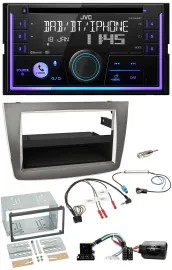 Автомагнитола для Alfa Romeo Mito 2008–2014 JVC 2DIN, DAB, Bluetooth, CD, USB