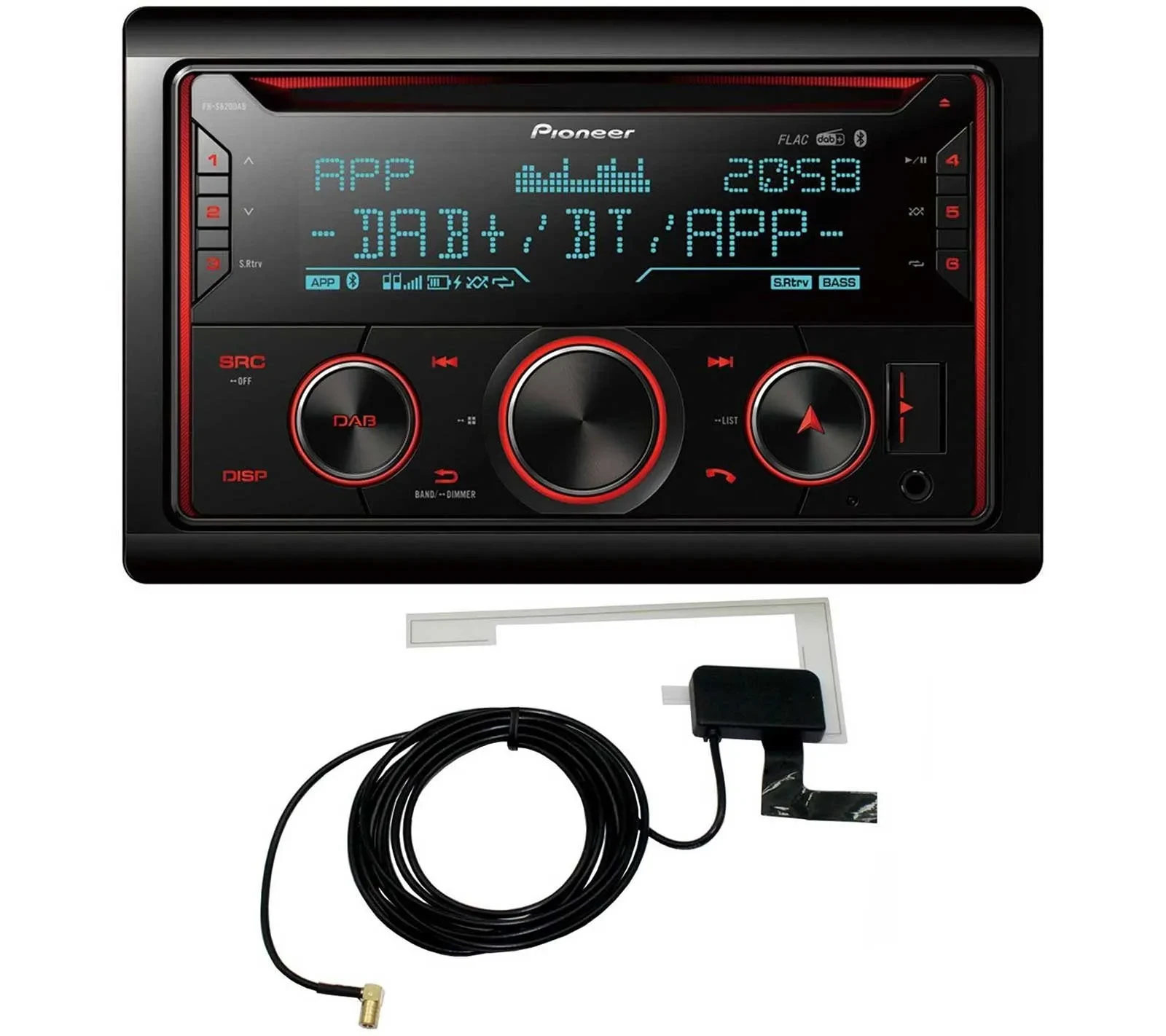 Pioneer 2DIN Lenkrad DAB USB CD Bluetooth Autoradio für Porsche 911 11-17 Sounds
