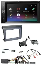 Pioneer DAB Lenkrad 2DIN Bluetooth USB Autoradio für Honda Civic US Modelle 2012