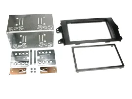 Einbaurahmen Set Doppel DIN Autoradio für Fiat Sedici Suzuki SX 4