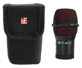 Se Electronics V7 MC1 X BLACK Wireless Mic Capsule+Pouch for Shure Transmitter