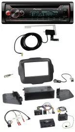 Автомагнитола для Jeep Renegade Pioneer DAB, CD, USB, Bluetooth, поддержка управления на руле