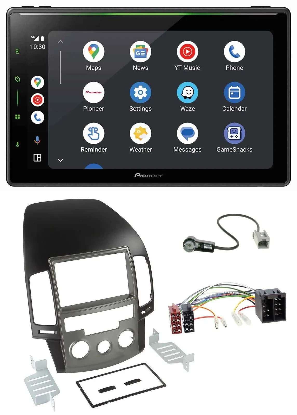 Pioneer 2DIN MP3 USB Bluetooth DAB Autoradio für Hyundai i30 (ab 08)