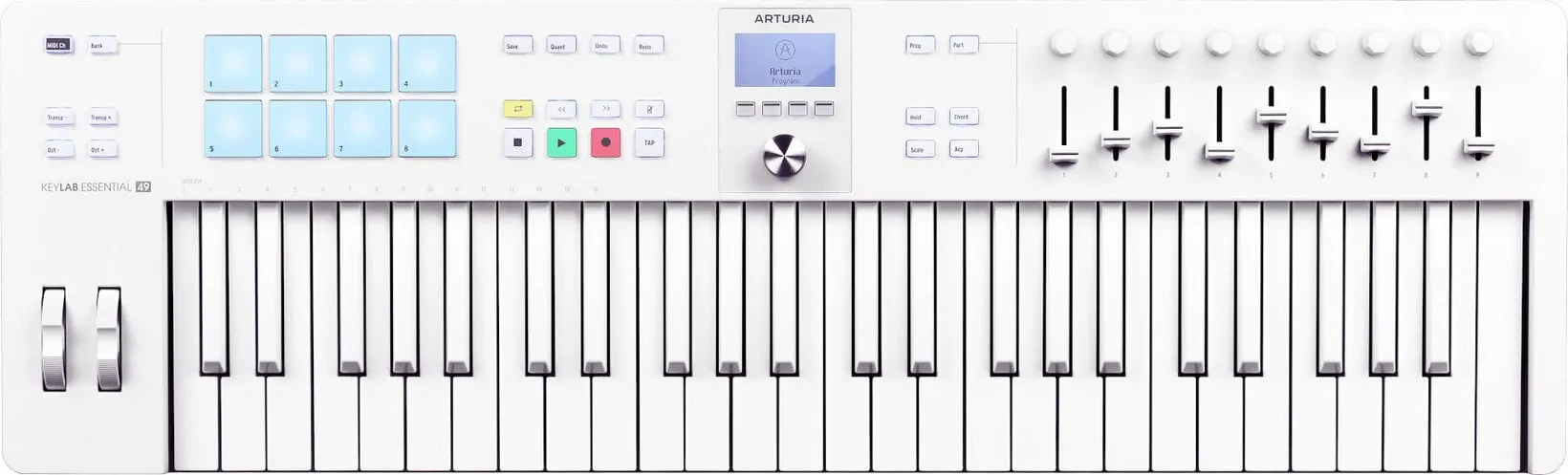 Миди-клавиатура Arturia KeyLab Essential 49 MK3 Alpine White