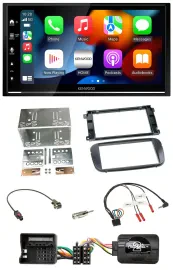 Kenwood DAB USB Bluetooth 2DIN Lenkrad Autoradio für Ford Focus C Max Galaxy Pro